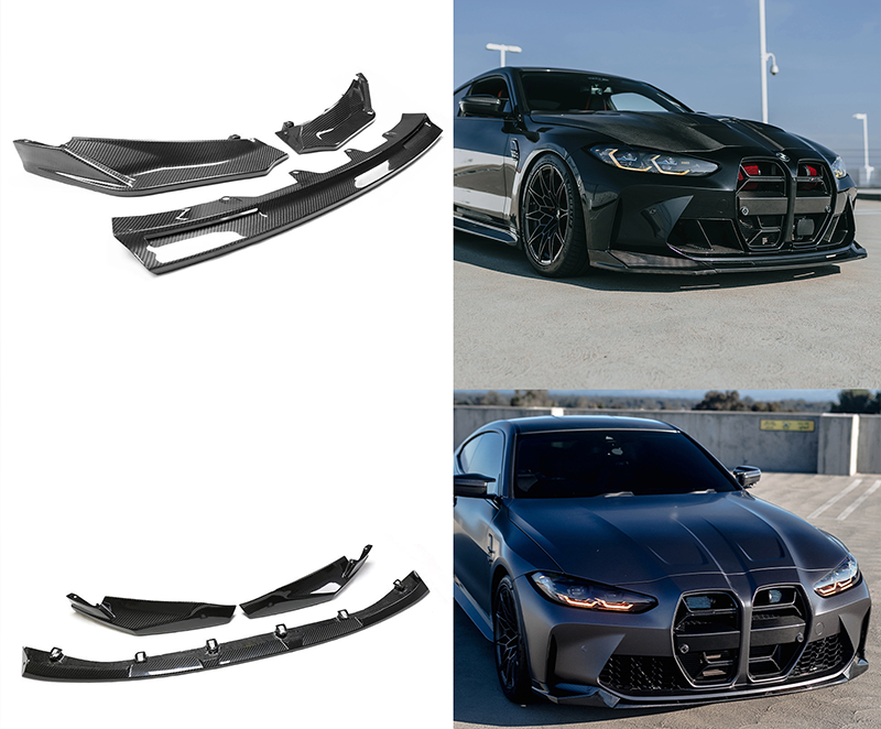 BMW G80 M3 & G82 M4 Modification Guide: Comparing CSL, V-Style, and MP Carbon Fiber Front Lips