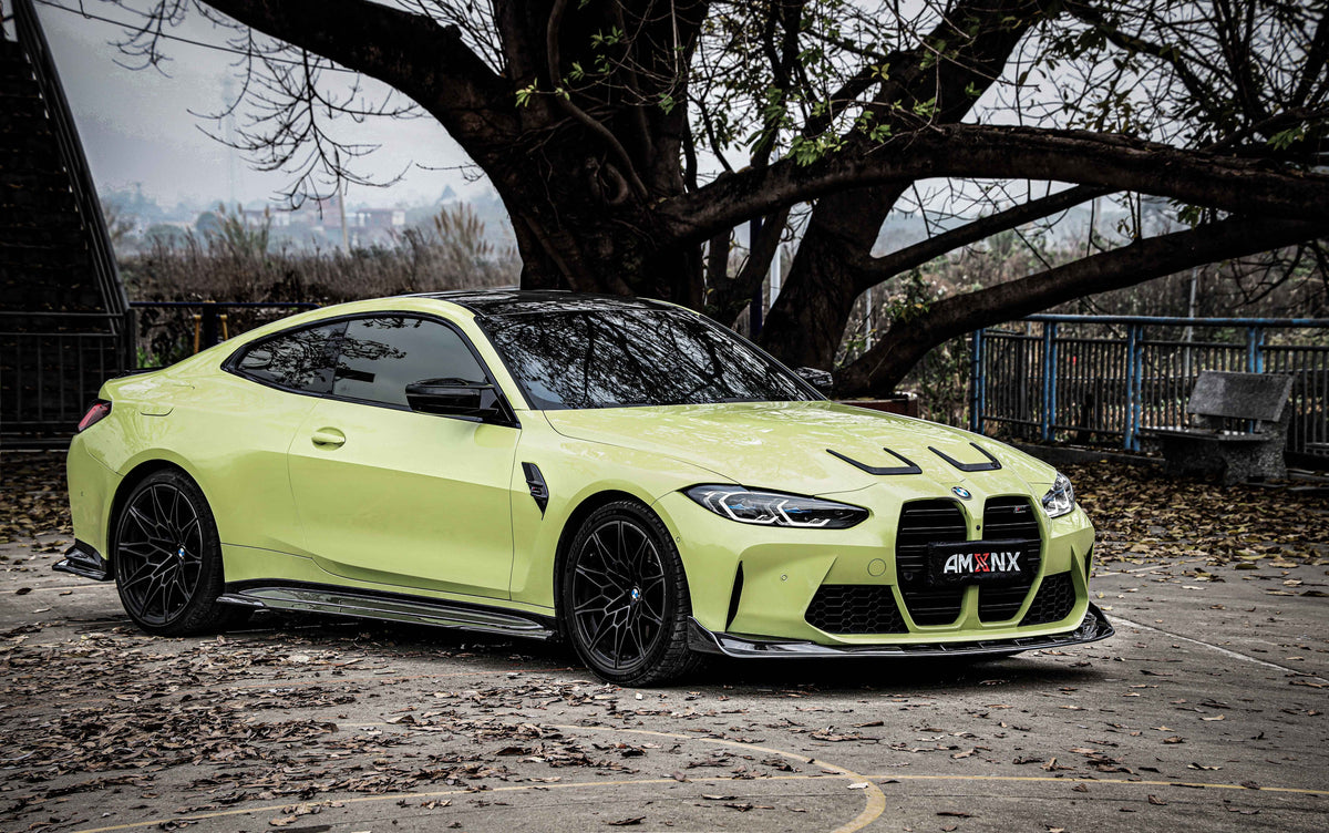 BMW M3 G80 M4 G82 Carbon Fiber Front Lip Recommendations | AMXNX Racing & Track Version Comparison