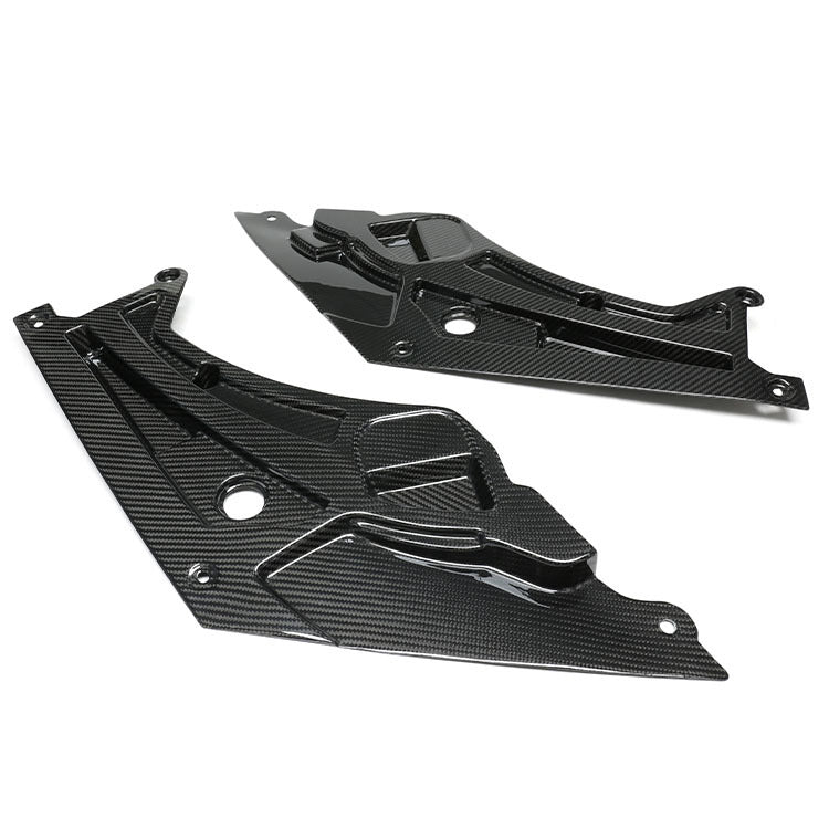 Dry Carbon Fiber Trim Cover For BMW M3 G80 M4 G82 G83 2021-2025 Replacement Lamp Eyebrow Cover