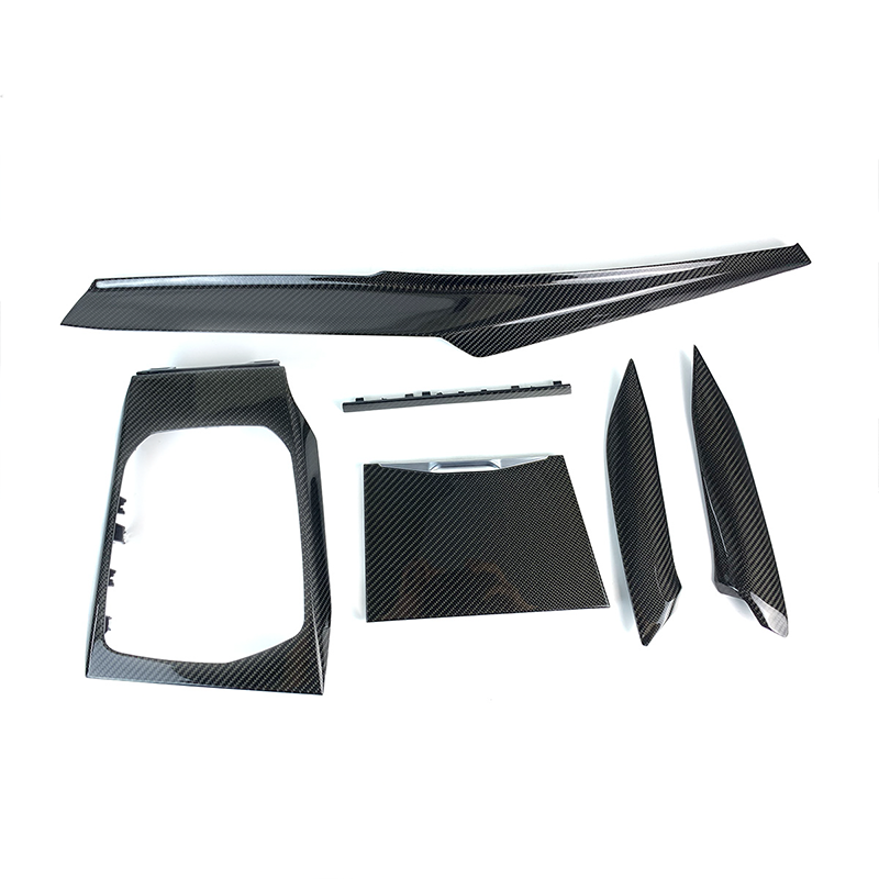 Carbon fiber dashboard, center console, and gearshift lever suitable for BMW G80 and G82 G87 interiors