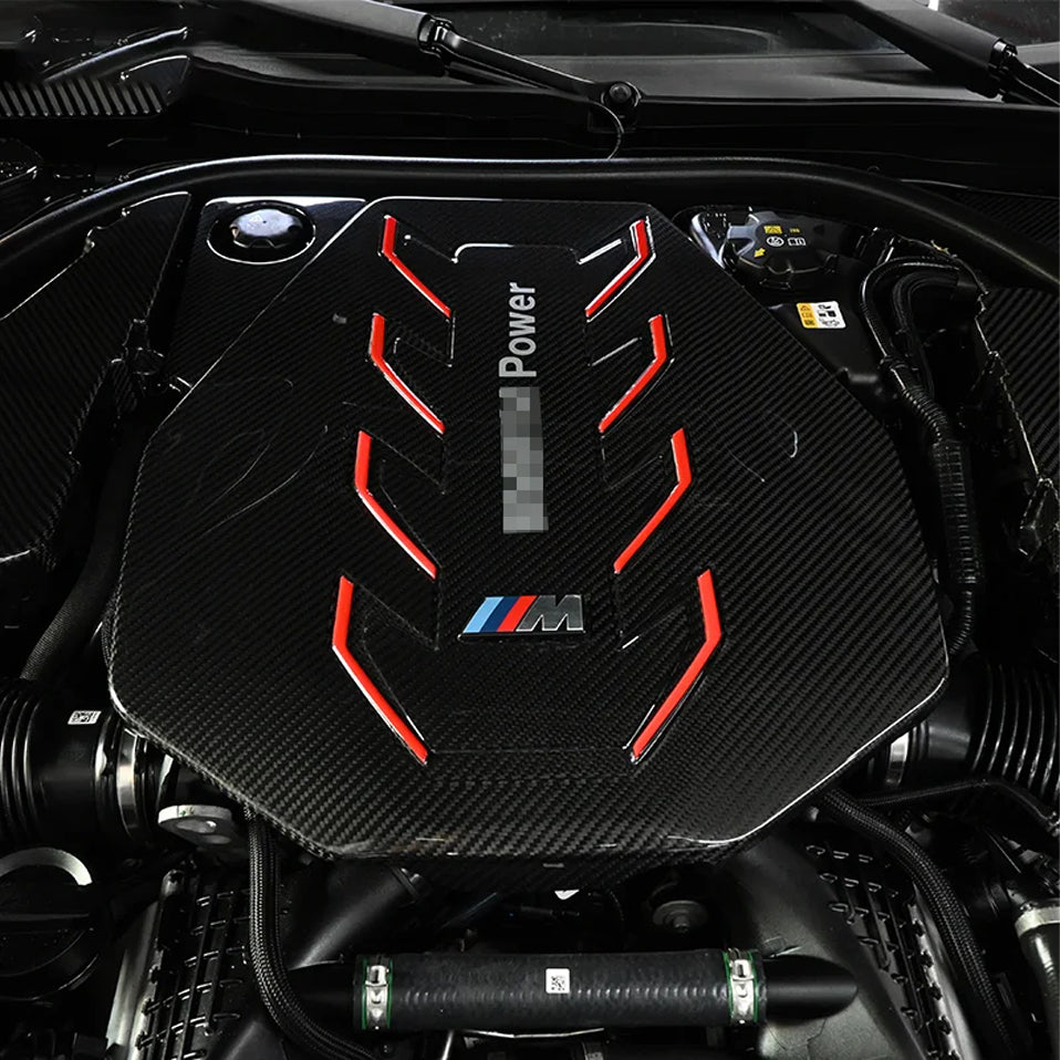 Carbon fiber engine cover for BMW G90 M5 2023+