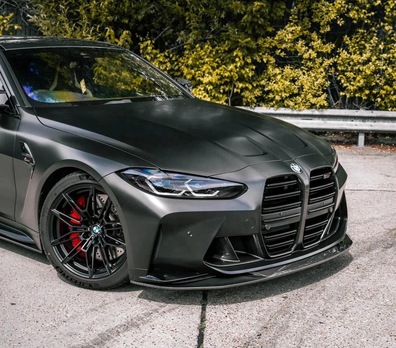 Dry Carbon Fiber R44 Style Front Lip For BMW G80 G81 G82 M3 M4 2021+