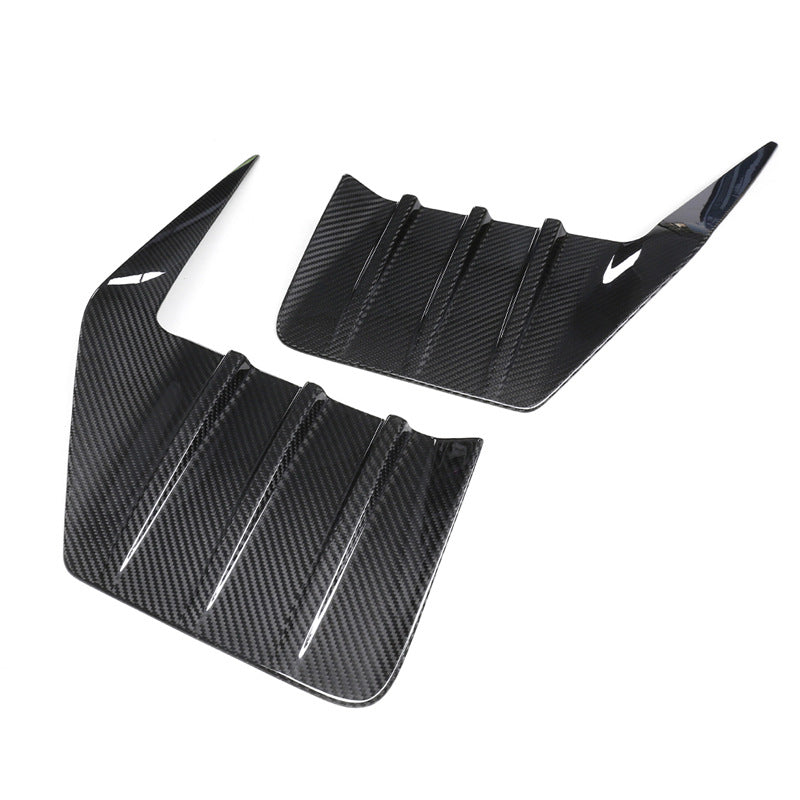 BMW M2 G87 Dry carbon fiber rear bumper trim - Amxnx