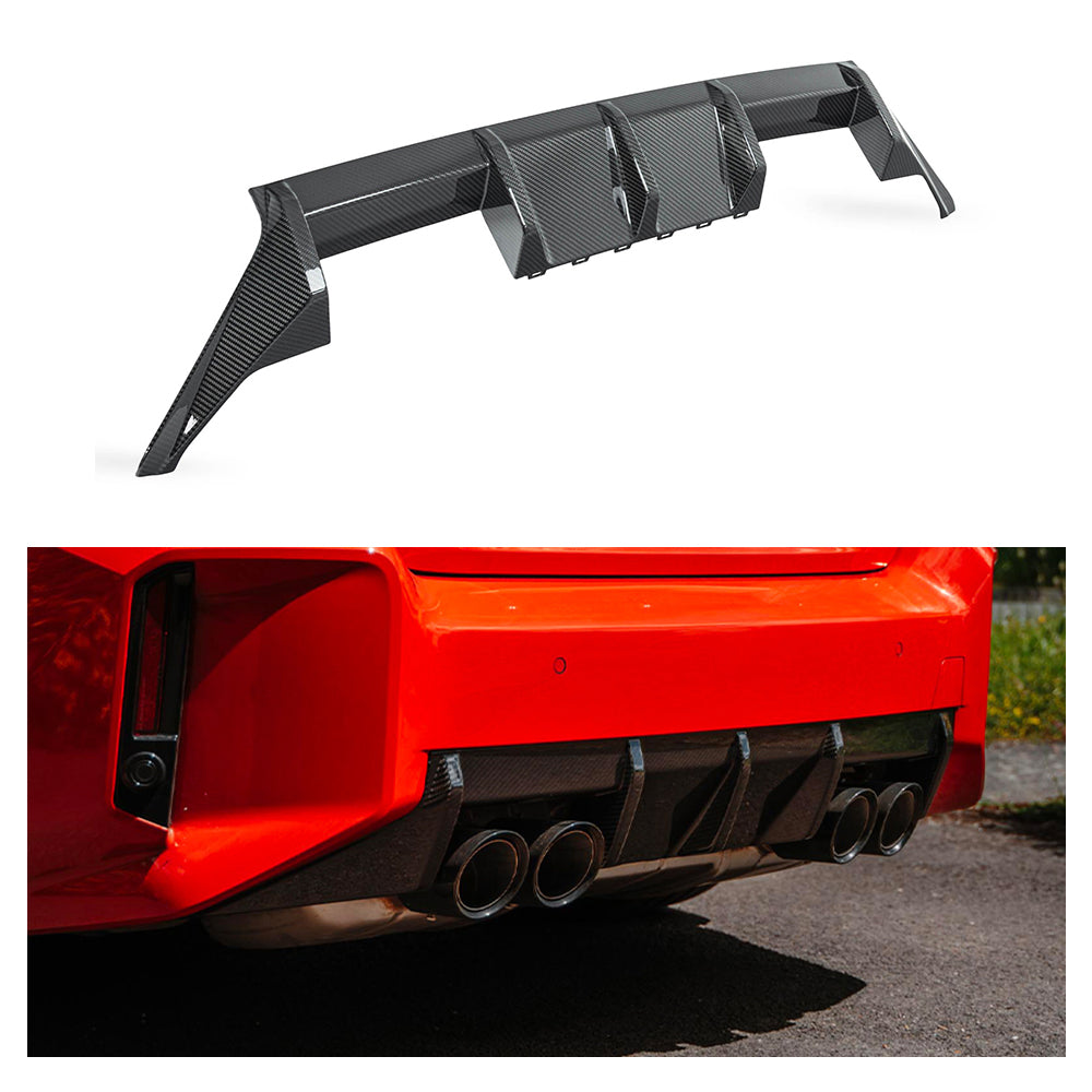 BMW M2 G87 Dry carbon fiber rear lip - Amxnx