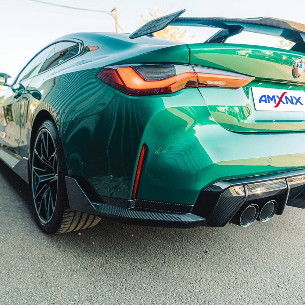 BMW M3/M4 G80/G82 Dry carbon fiber MP rear wrap angle - Amxnx