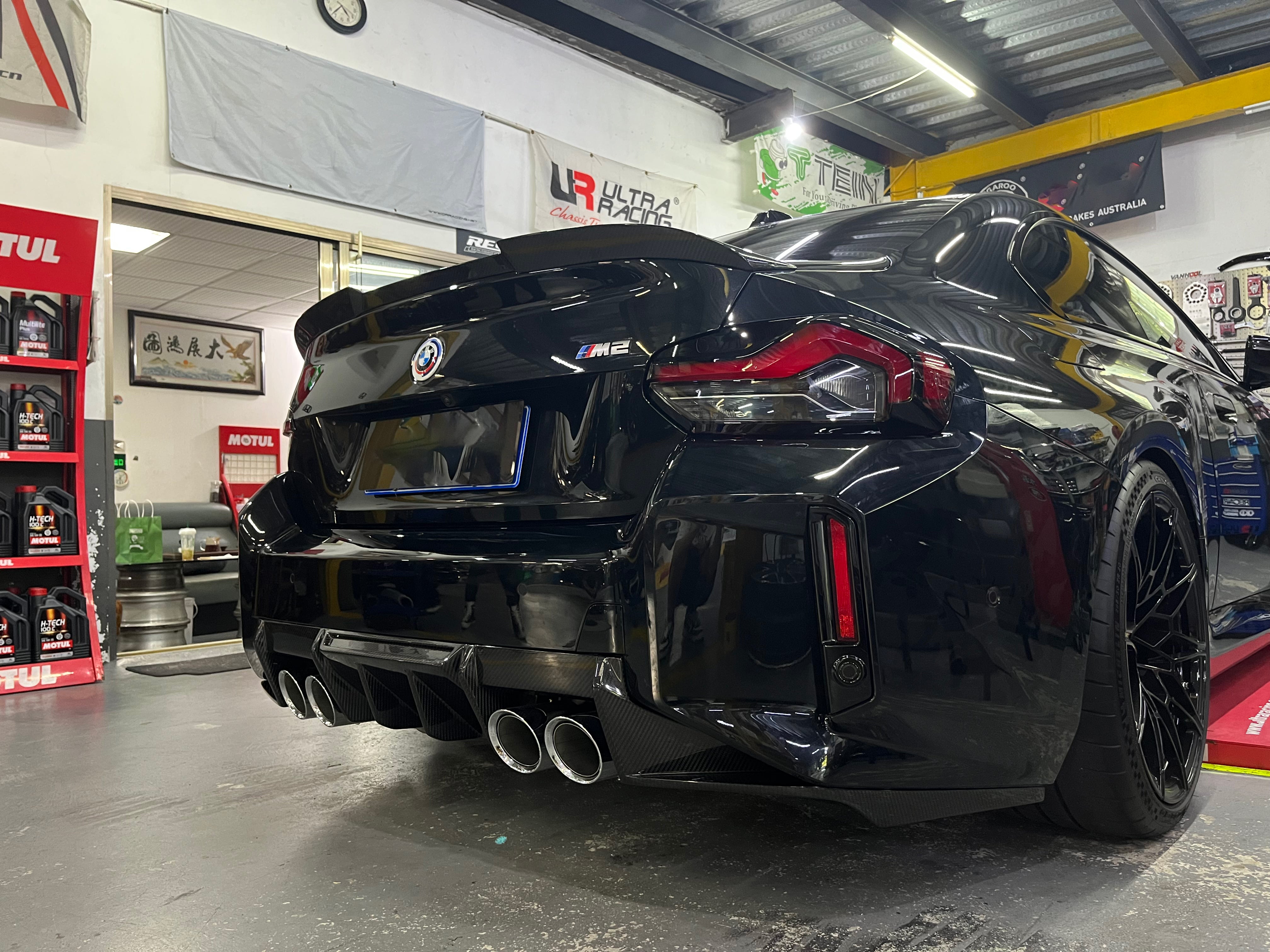 BMW M2 G87 Dry carbon fiber R44 rear lip - Amxnx