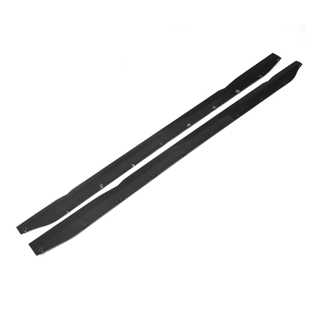 For BMW M3 M4 G80 G82 G83 2021+ Dry Carbon Fiber Side Skirt Set AMXNX Style