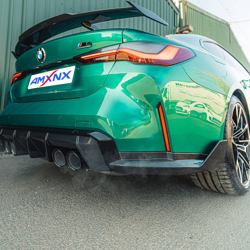 BMW M3/M4 G80/G82 Dry carbon fiber MP rear wrap angle - Amxnx