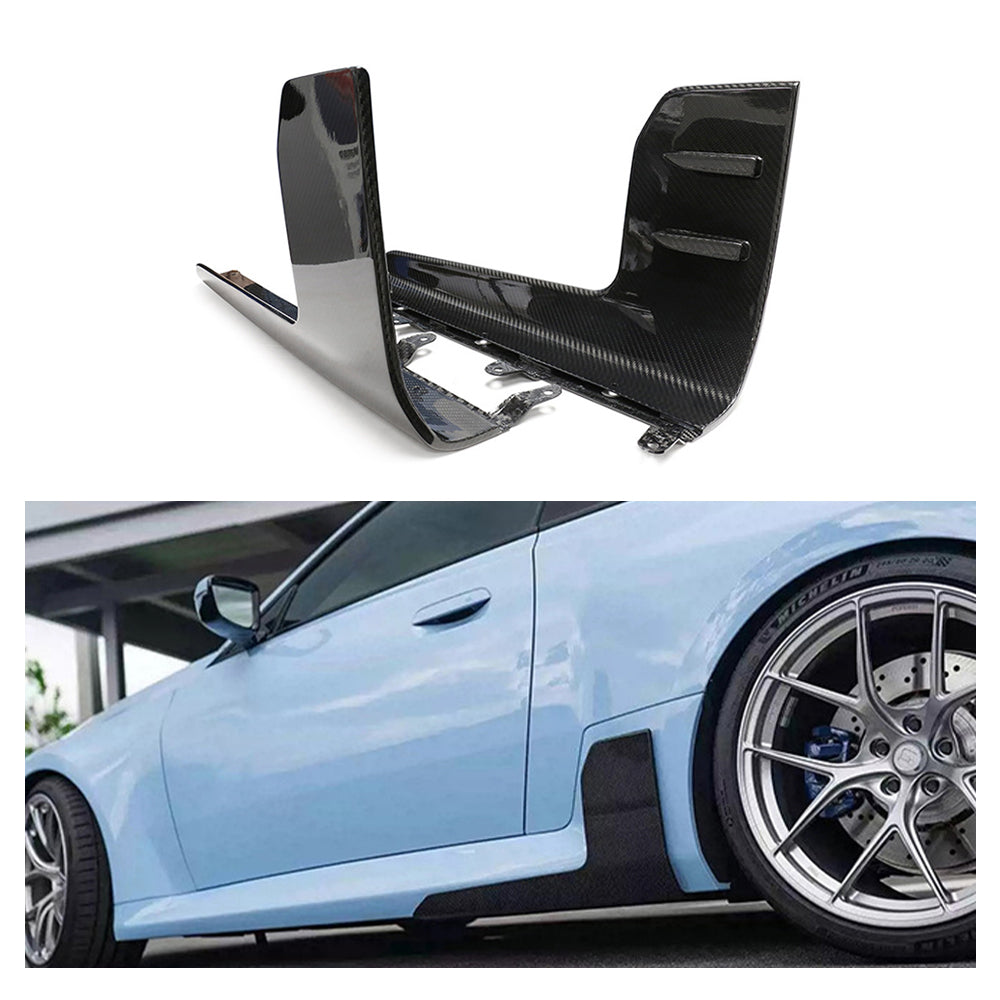 BMW M2 G87 Dry carbon fiber side skirt - Amxnx