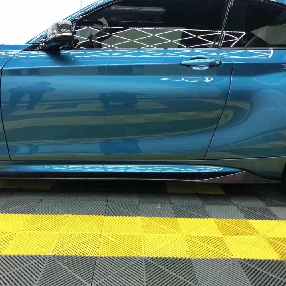 BMW M2 F87 Dry Carbon Fiber MTC Side Skirt - Amxnx