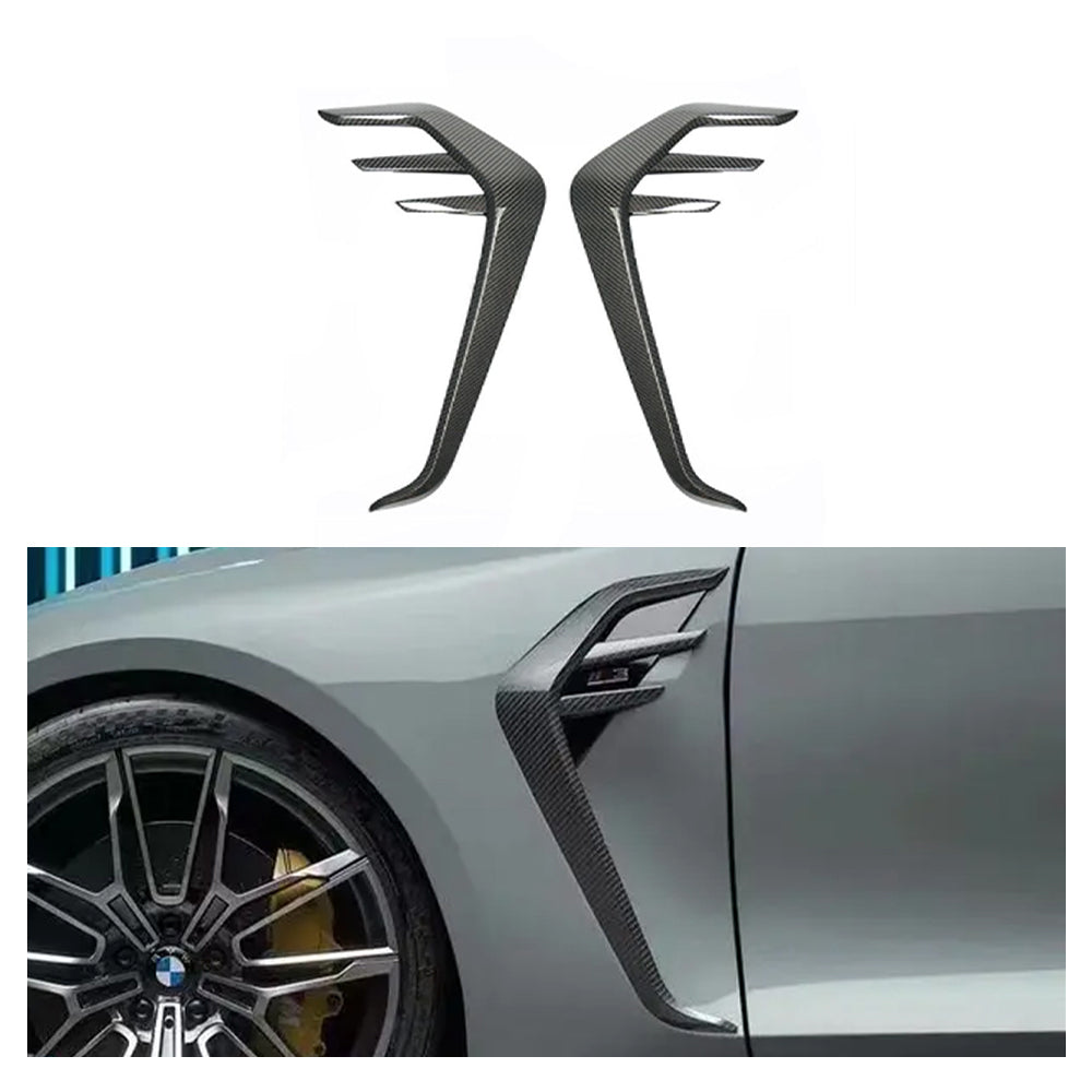 BMW M3/M4 G80/G82 Dry carbon fiber AC fender air knife - Amxnx