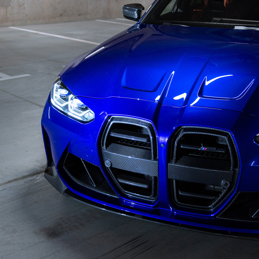 BMW M3/M4 G80/G82 Dry carbon fiber front bar trend - Amxnx