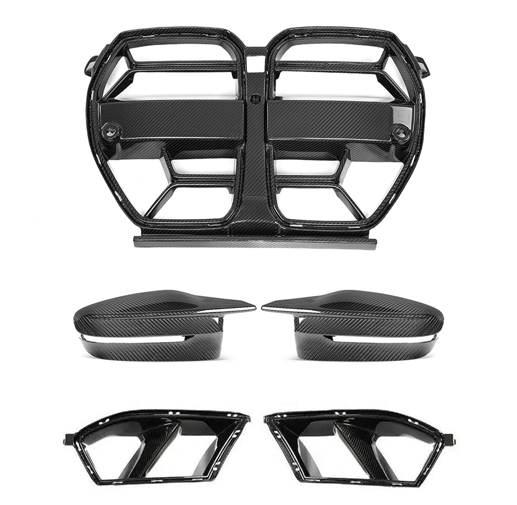 BMW M3/M4 G80/G81/G82/G83 MP STYLE: grille, side mirrors, air vents