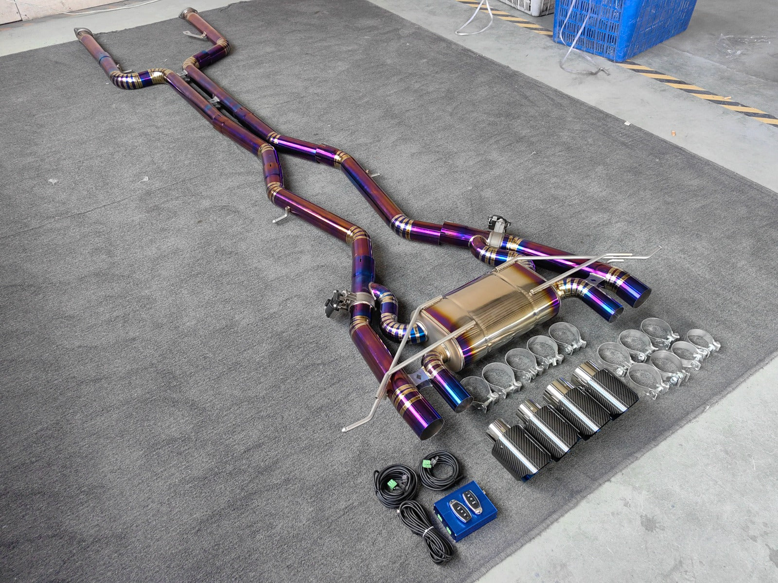 G82 Titanium alloy exhaust system
