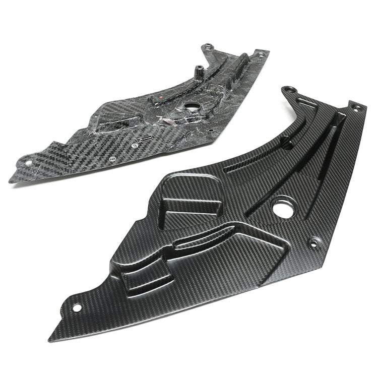 Dry Carbon Fiber Trim Cover For BMW M3 G80 M4 G82 G83 2021-2025 Replacement Lamp Eyebrow Cover