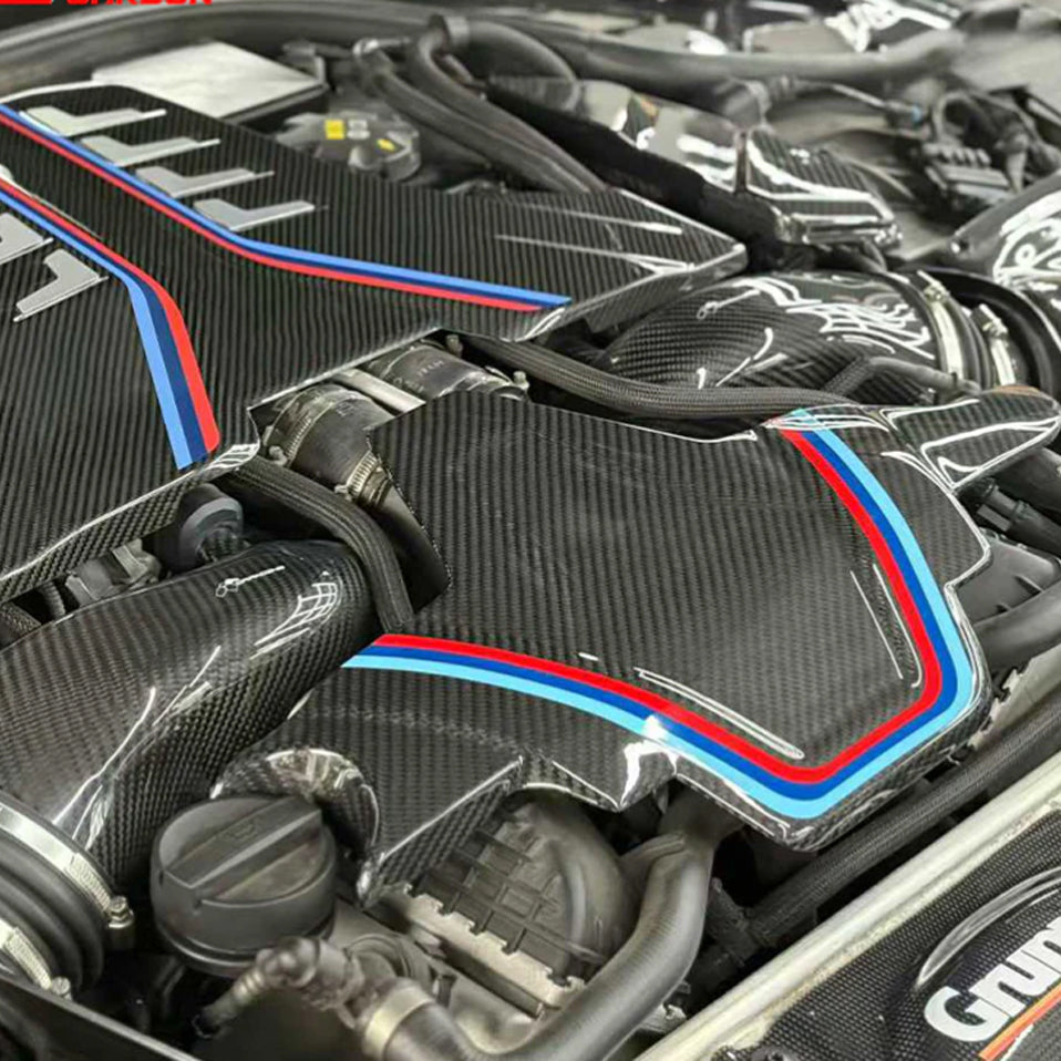 Dry carbon fiber intake cover protector for BMW F90 M5