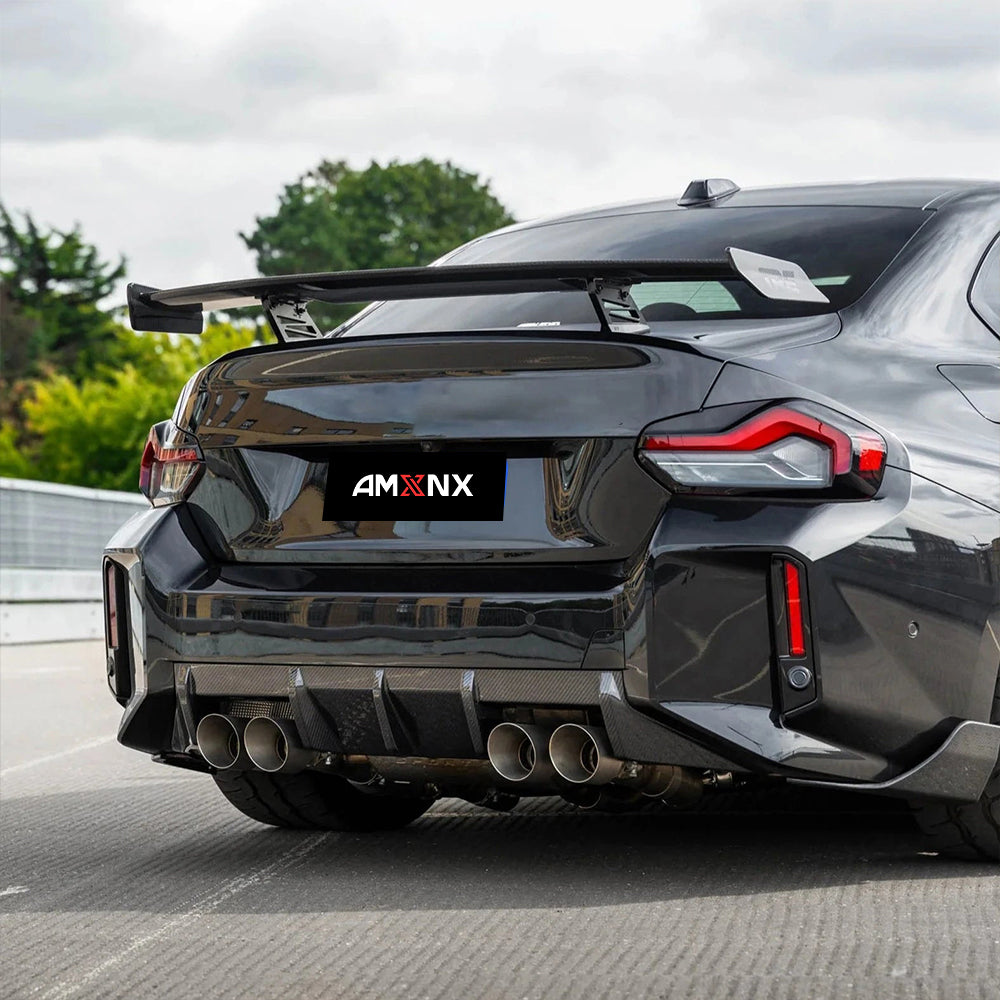 BMW M2 G87 Dry carbon fiber  rear lip - Amxnx