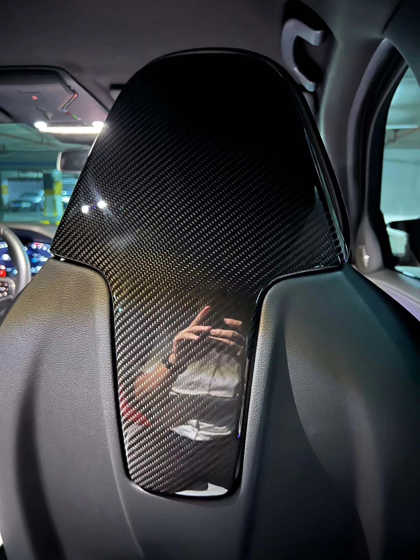 Dry Carbon Comfort Seat Back Cover Set