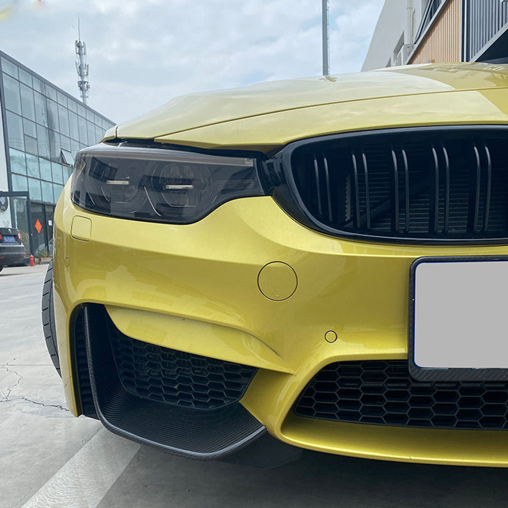 BMW M3/M4 F80/F82  Dry carbon Fiber MP front lip wrap angle - Amxnx