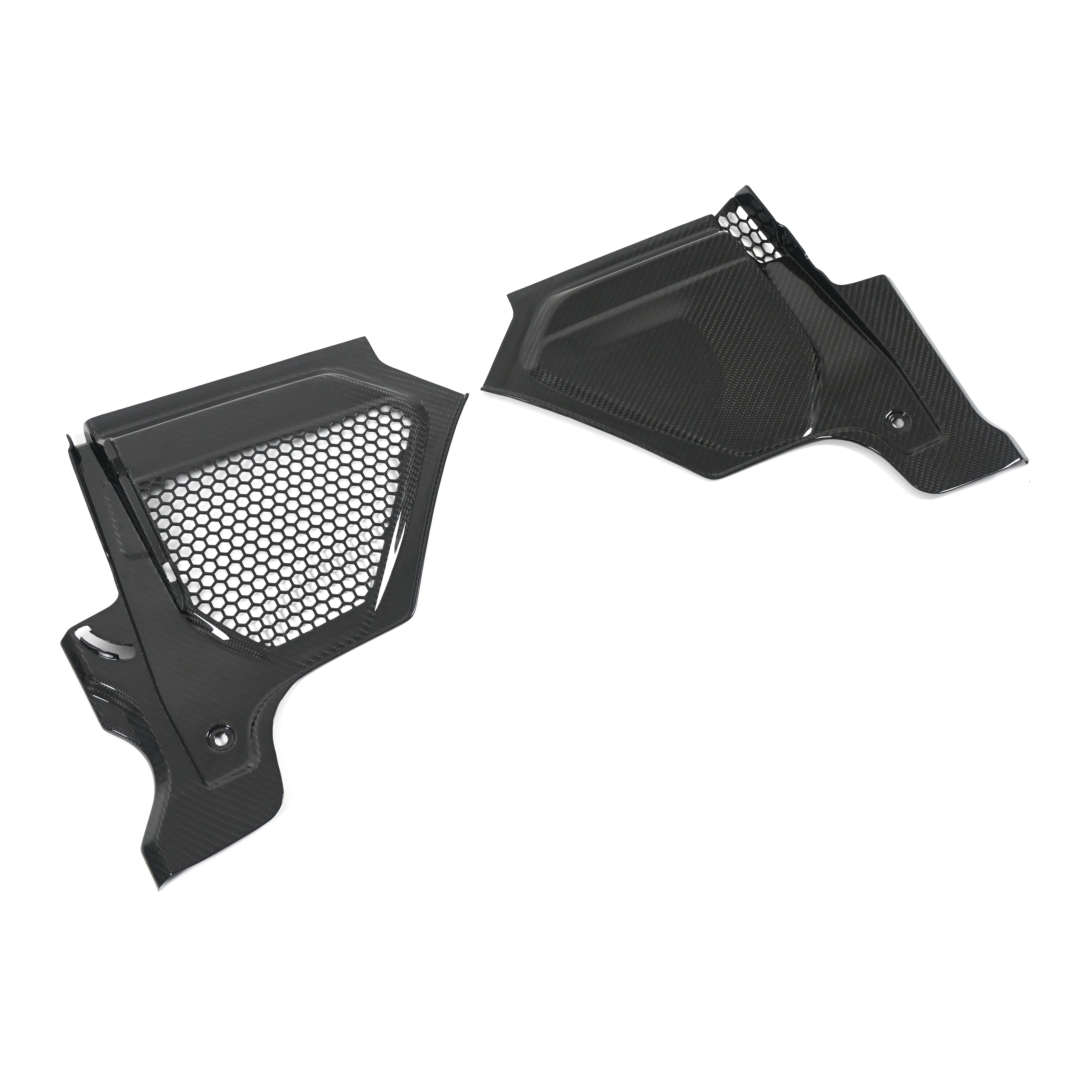 For BMW G87 M2 G80 G81 M3 G82 M4 Dry Carbon Fiber Engine Top Corner Panels