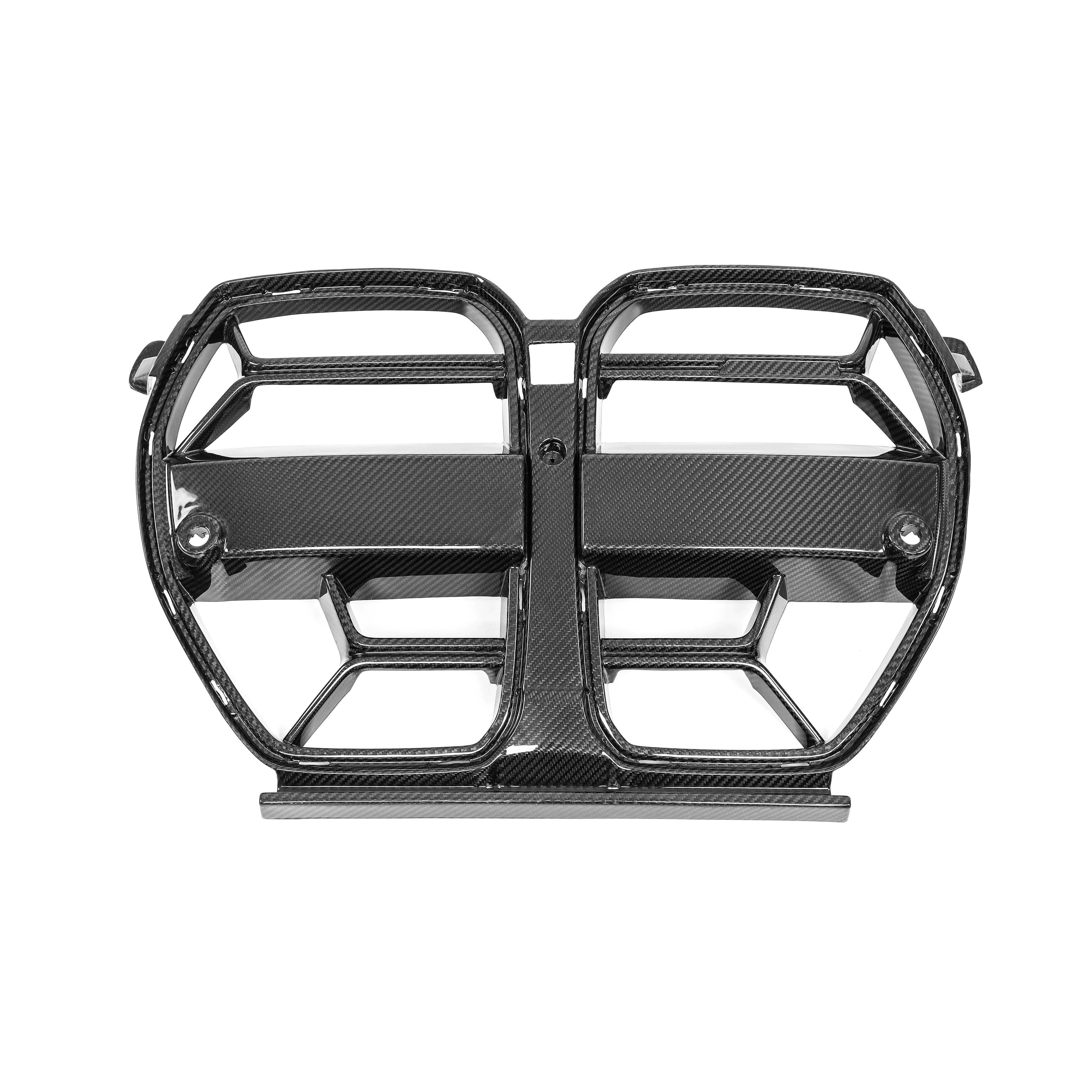 BMW M3/M4 G80/G82 Dry carbon fiber medium mesh front grille - Amxnx