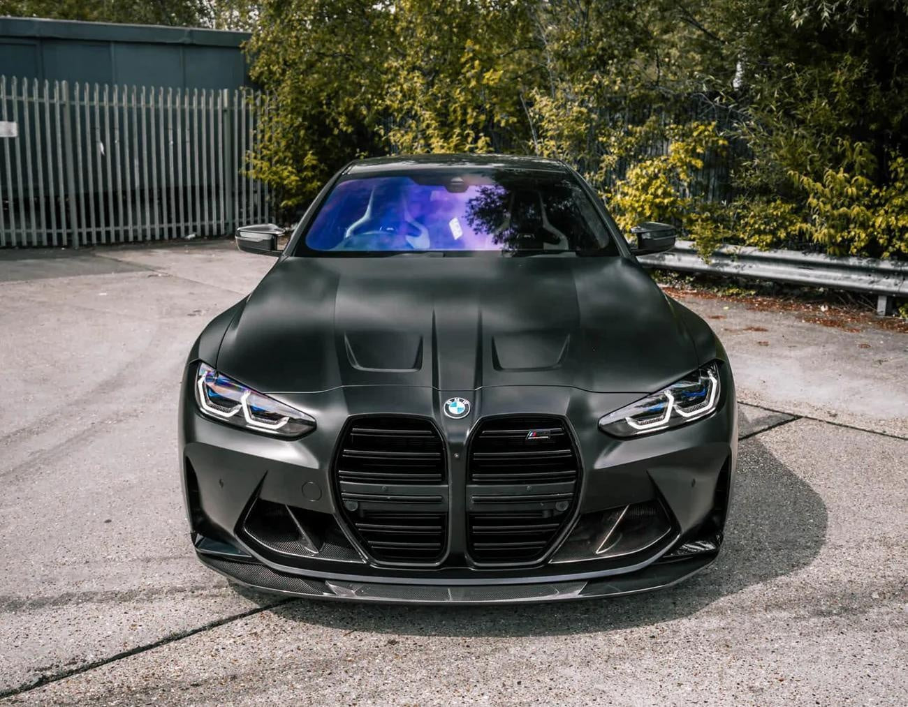 Dry Carbon Fiber R44 Style Front Lip For BMW G80 G81 G82 M3 M4 2021+