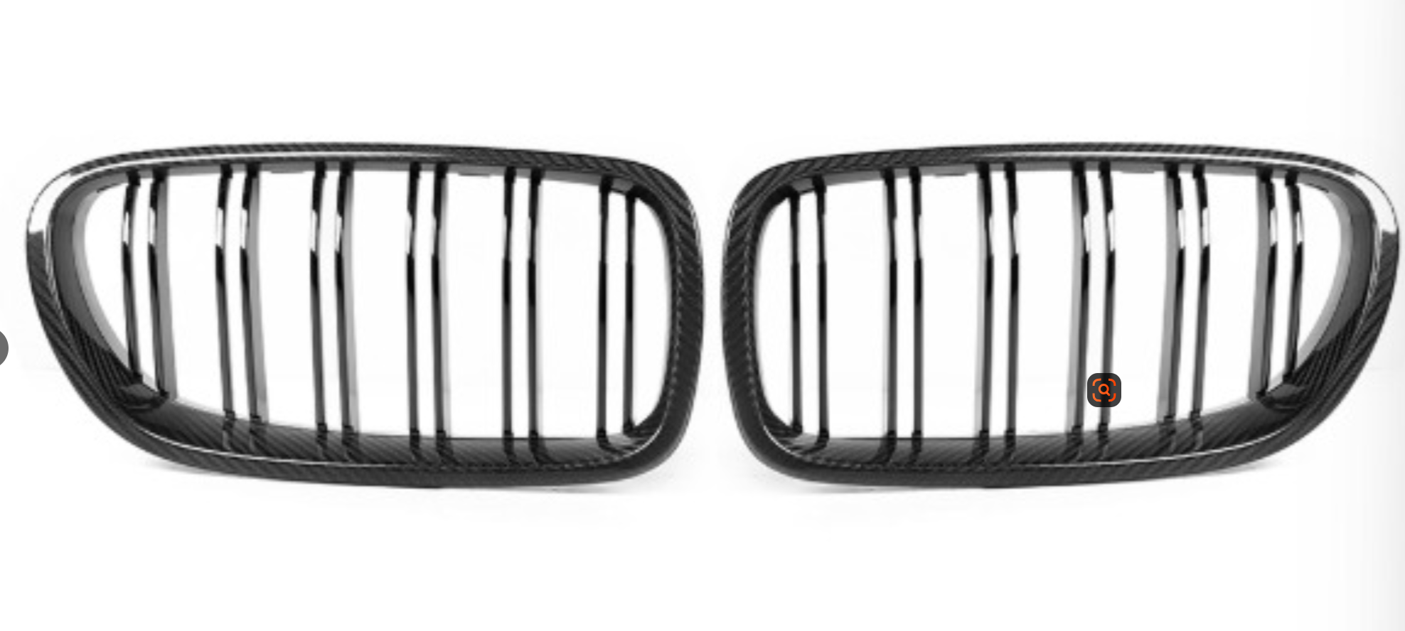 F10 kidney grille carbon fiber