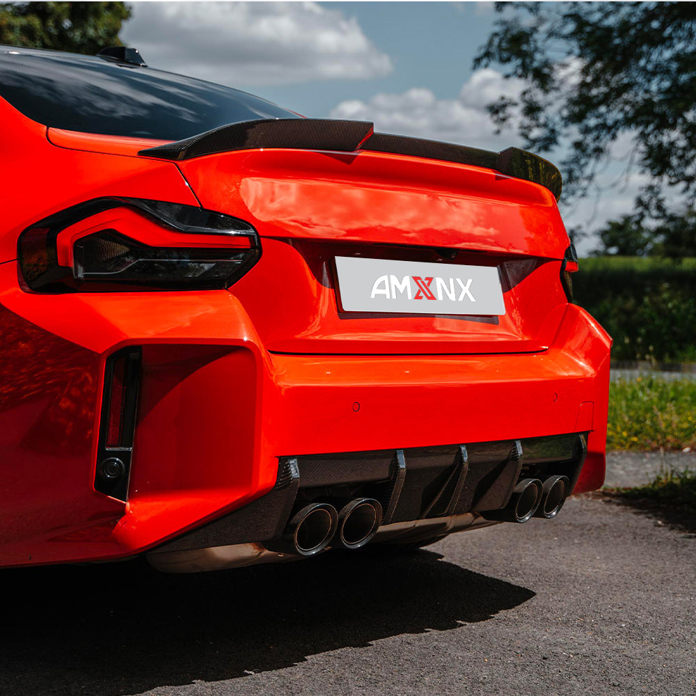BMW M2 G87 Dry carbon fiber  rear lip - Amxnx