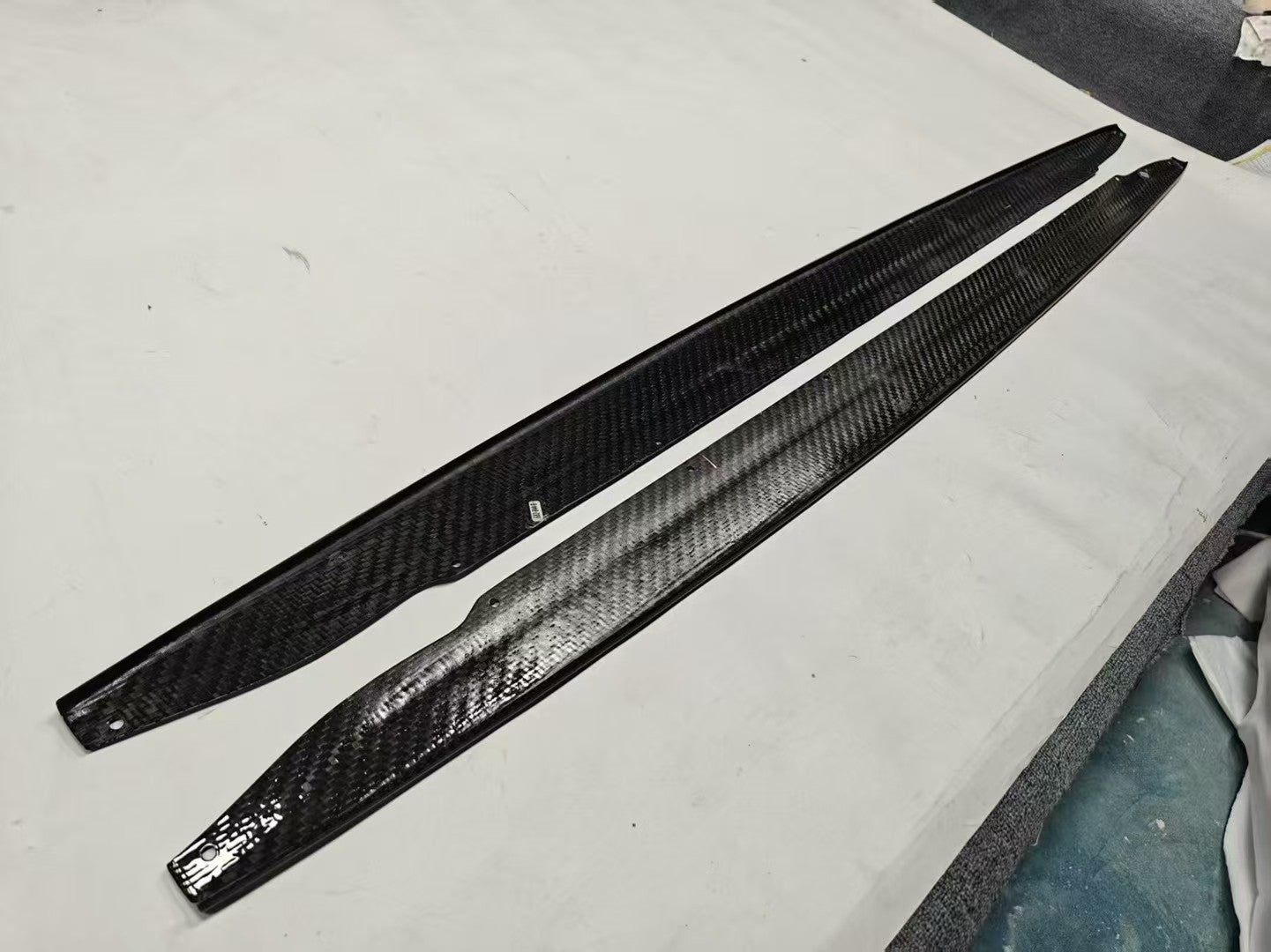 Set Side Skirt 3D Style For BMW M3 G80 M4 G82 2021+ Dry Carbon Fiber