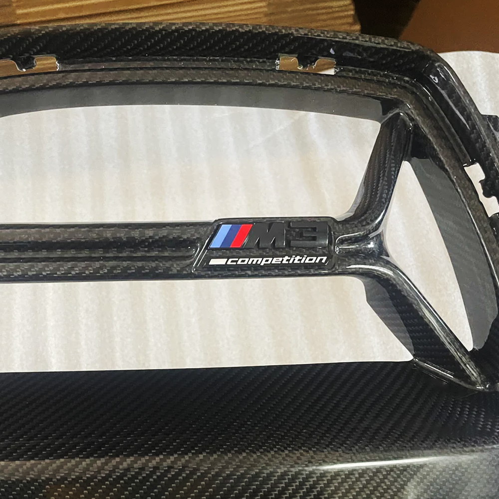 For BMW M3 G80 M4 G82 G83 2021+ Front Grille Side Vent Cover Competition Emblem Logo Stickers