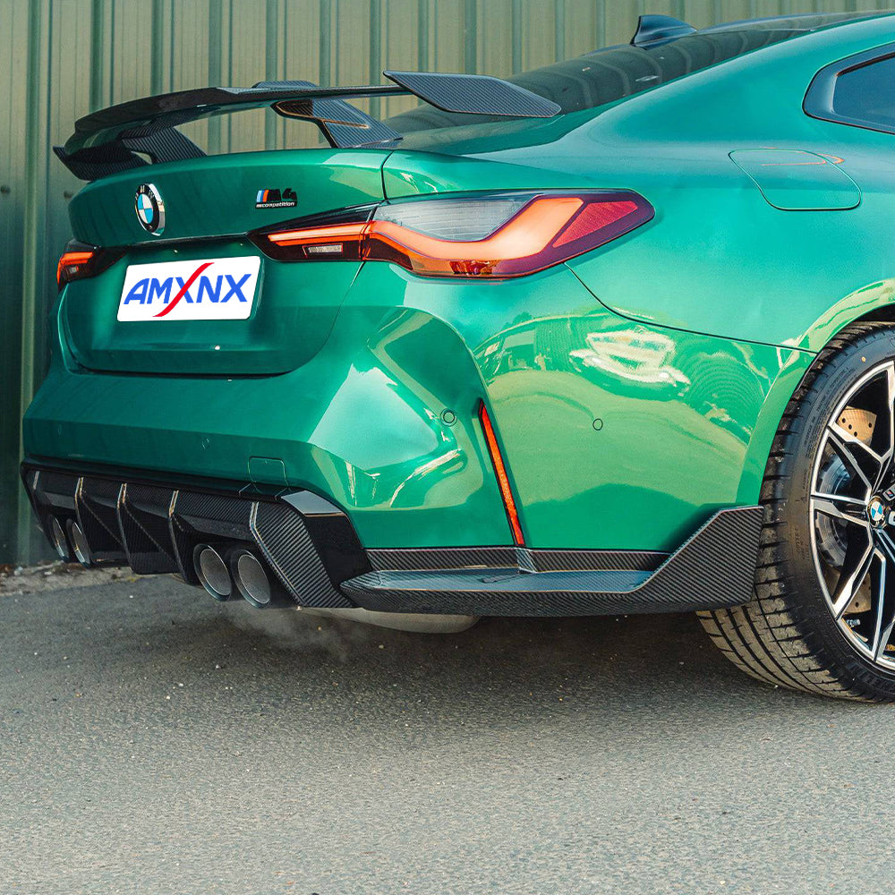 BMW M3/M4 G80/G82 Dry carbon fiber MP rear wrap angle - Amxnx