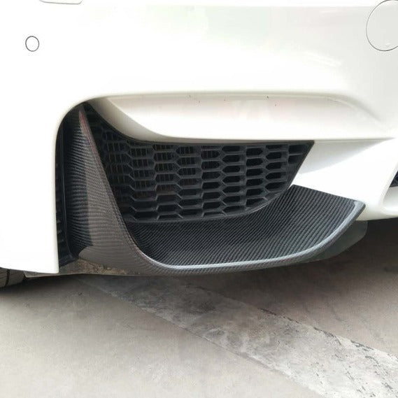 BMW M3/M4 F80/F82  Dry carbon Fiber MP front lip wrap angle - Amxnx