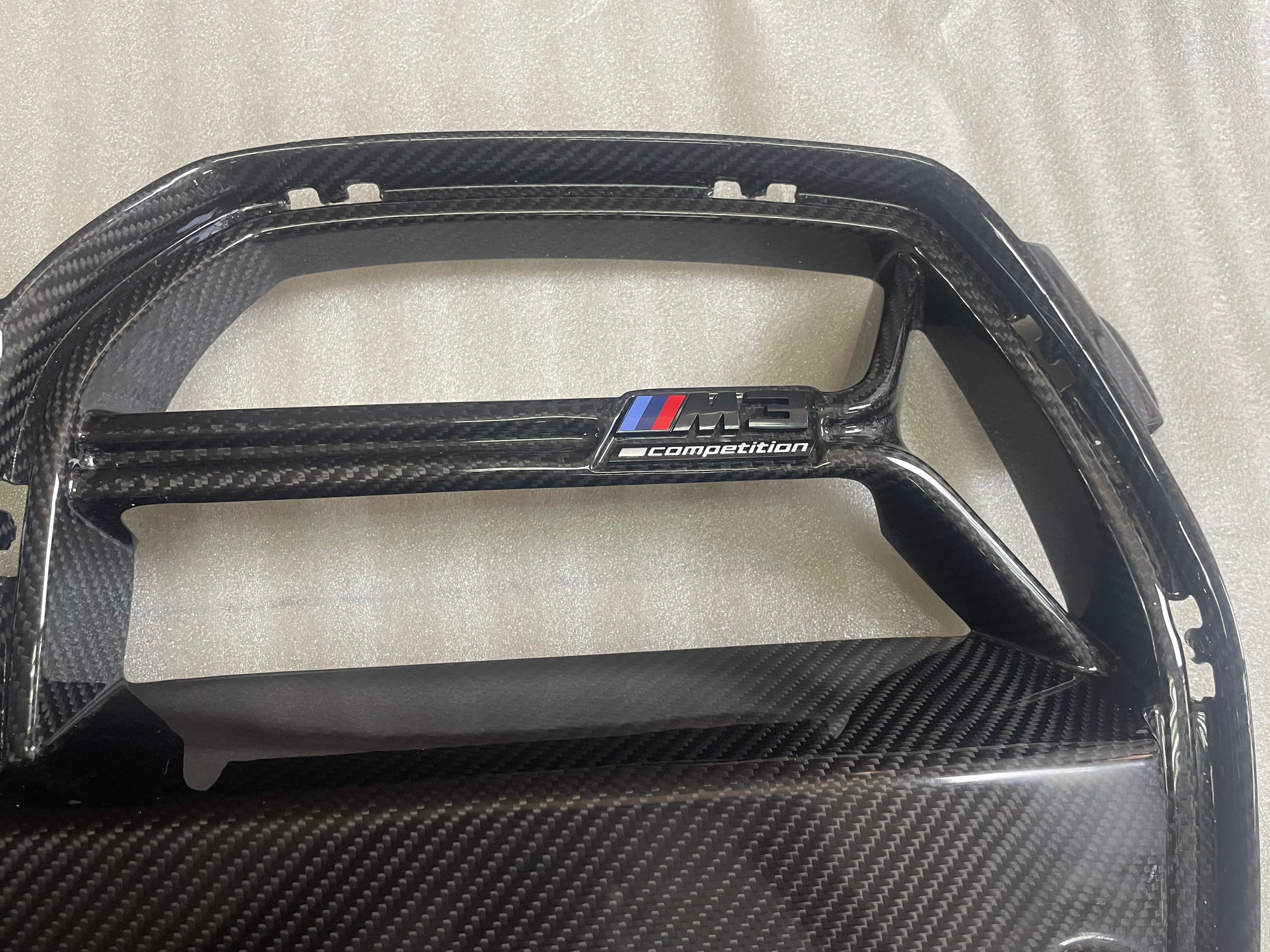 CSL Style Carbon Fiber Front Grilles - BMW G80 M3 & G82/G83 M4