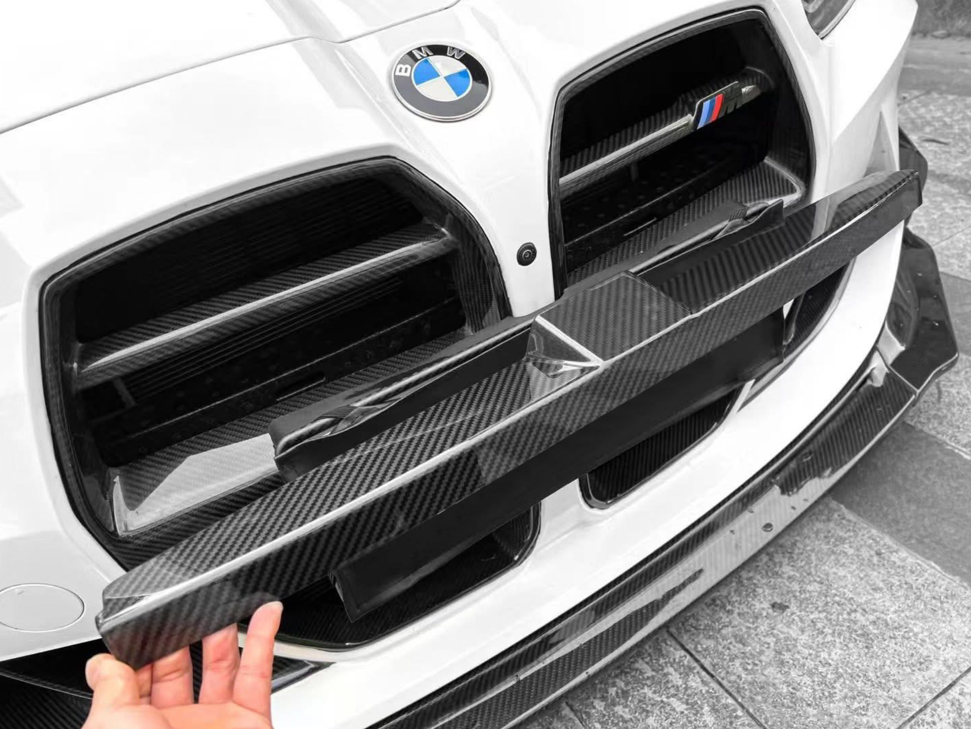 Dry carbon fiber impact protection sleeves for BMW M3, G80, G82, and M4