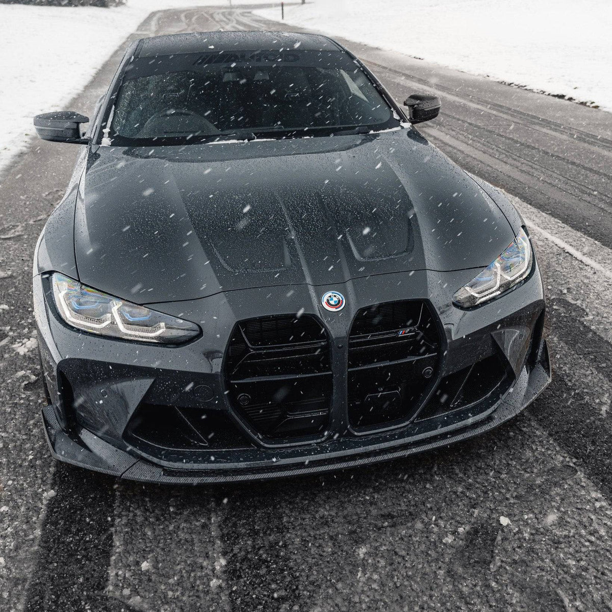 BMW G80 M3 & G82 M4 Gloss Black Style Front Kidney