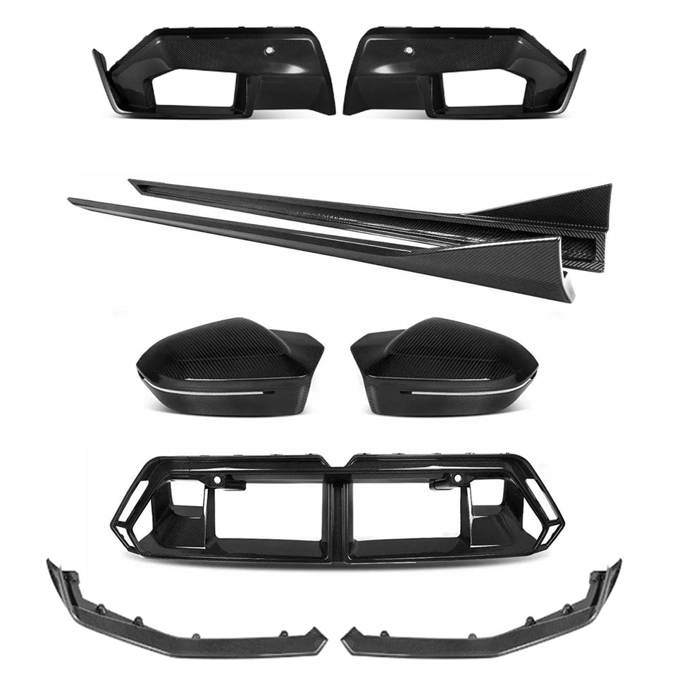 Dry carbon fiber modification kit for BMW G90 and G99