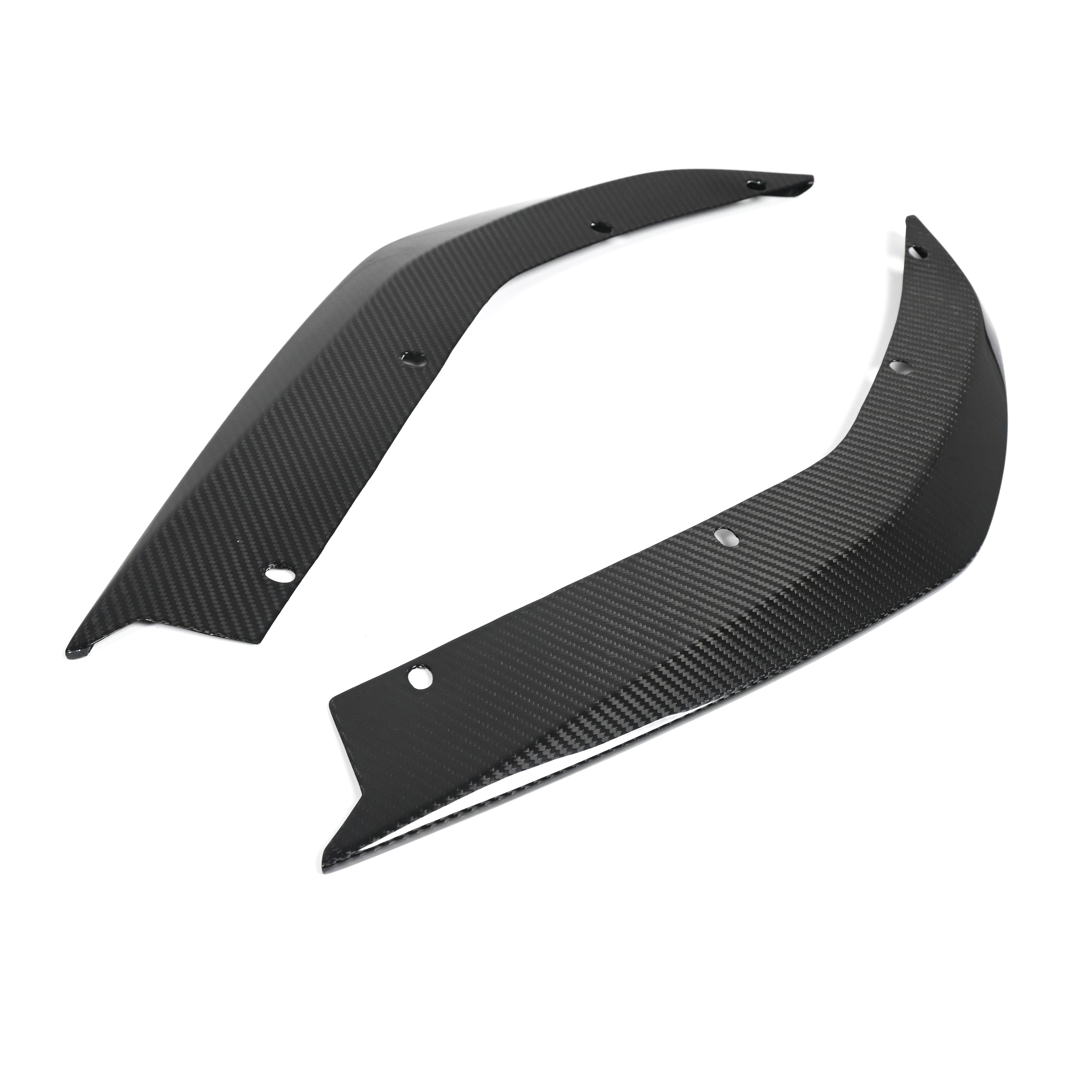 BMW G80 G81 G82 G83 bumper spoilers, diffusers, dry carbon fiber R44 rear diffusers