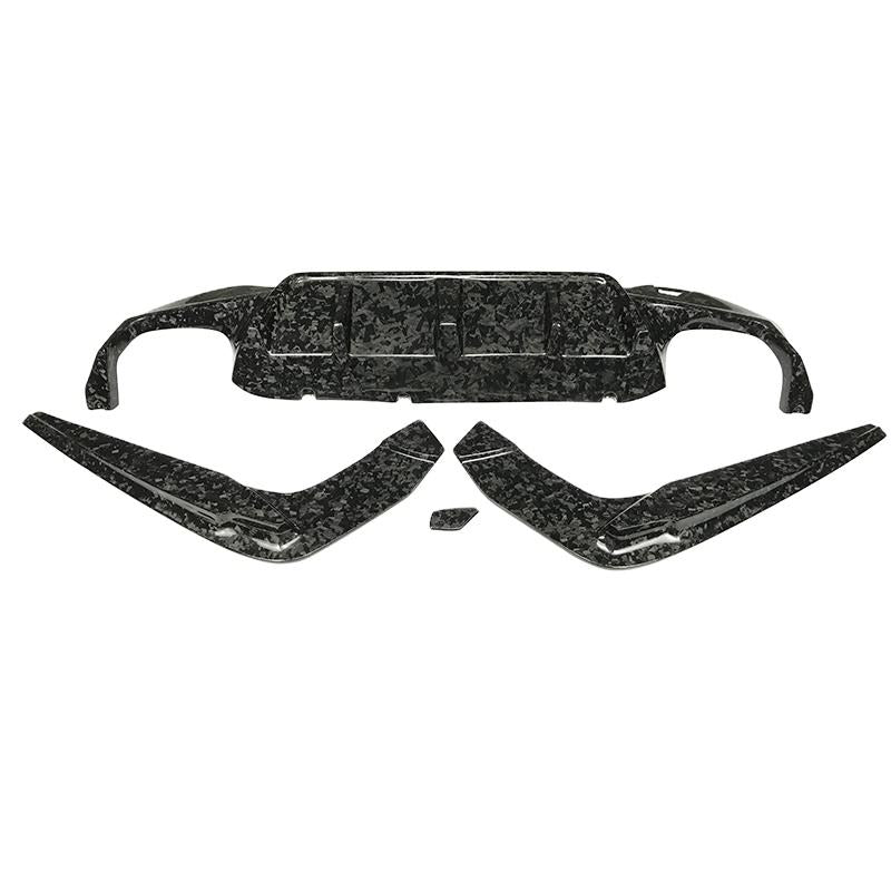 F90 LCI Forged Carbon Rear bumper corner