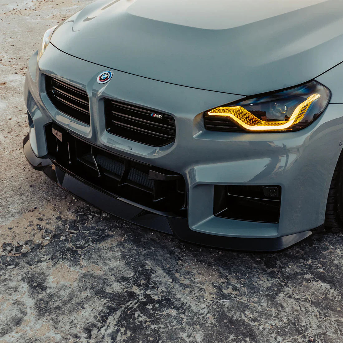 BMW M2 G87 Dry carbon fiber R44 front lip - Amxnx