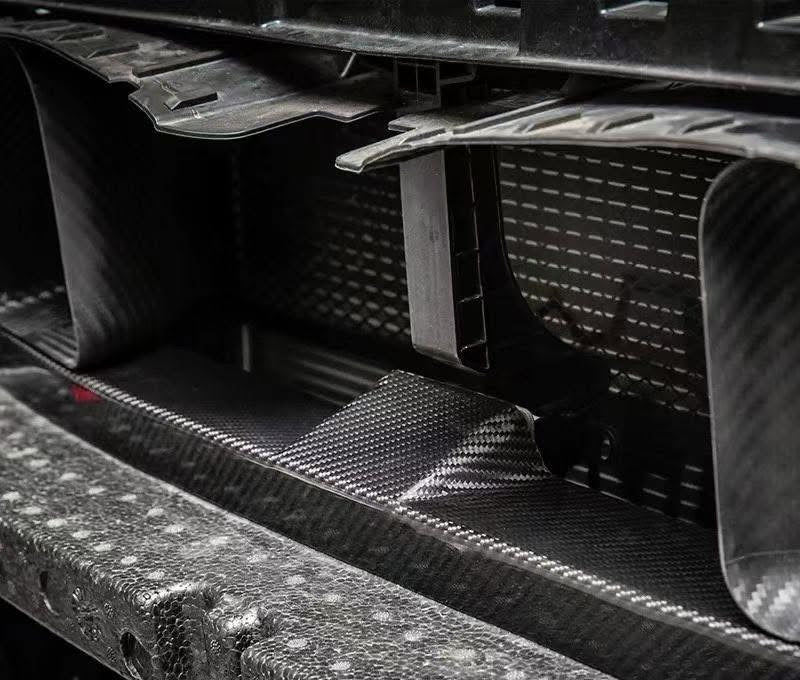 Dry carbon fiber impact protection sleeves for BMW M3, G80, G82, and M4