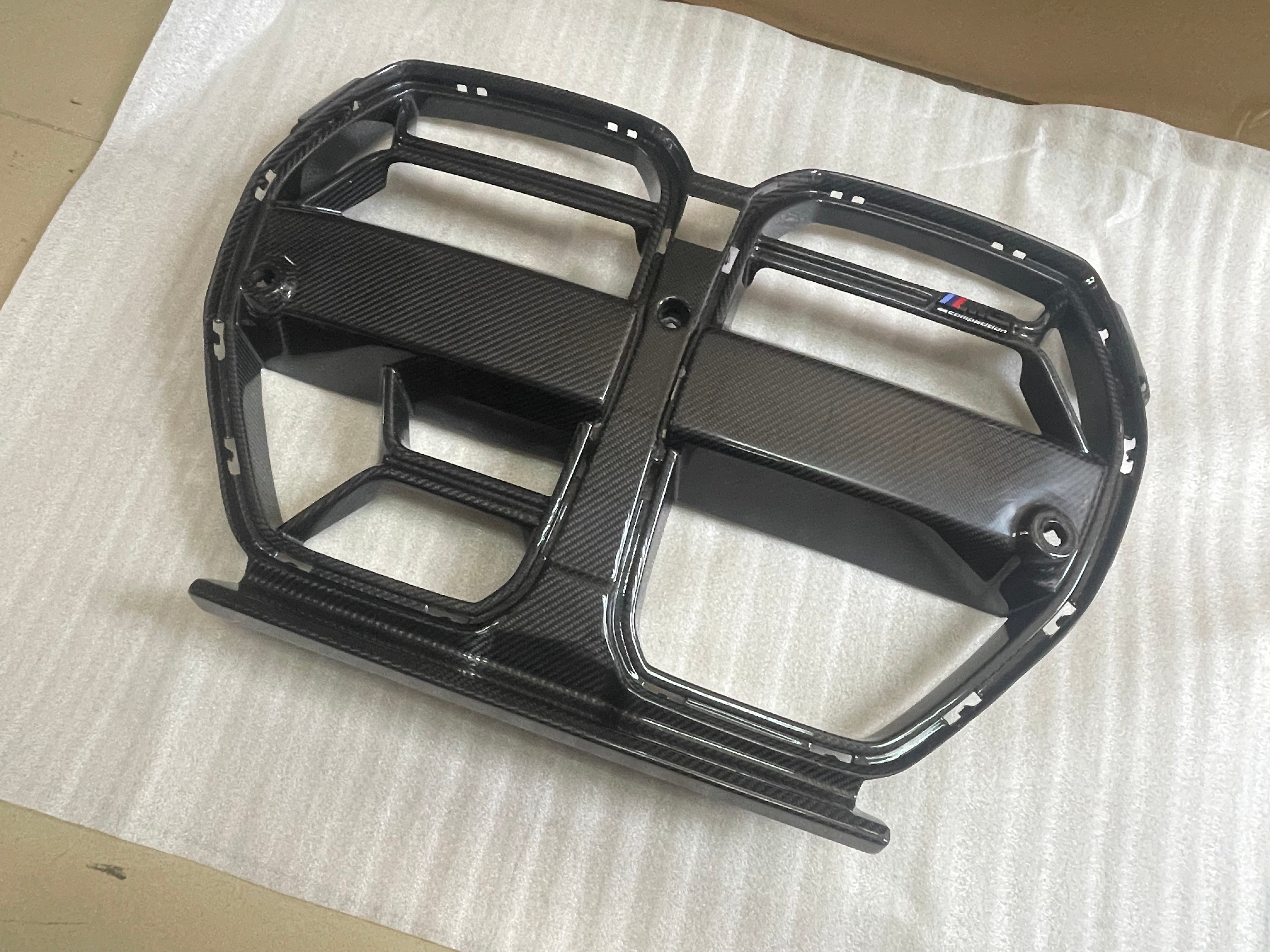 CSL Style Carbon Fiber Front Grilles - BMW G80 M3 & G82/G83 M4